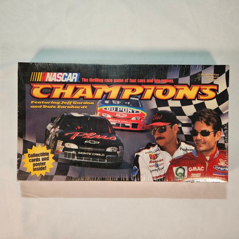 NASCAR‎ Champions Racing Board Game New Sealed Milton Bradley collectable cards
